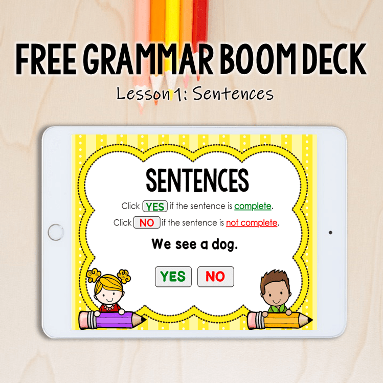 McGraw Hill Wonders 1st Grade Grammar Boom Cards 2 McGraw Hill Wonders 1st Grade Grammar Boom Cards on Sentences