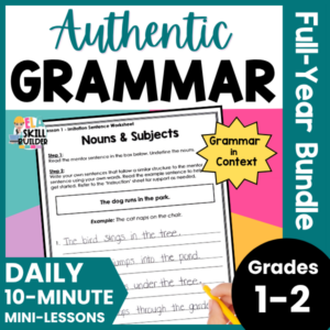 Grades 1-2 Grammar Curriculum