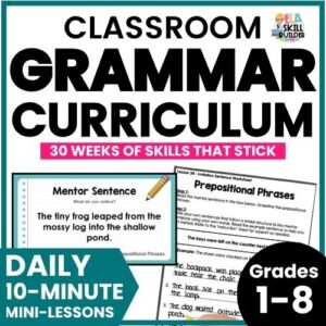 Elementary & Middle School Grammar Curriculum