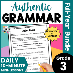 third grade grammar curriculum