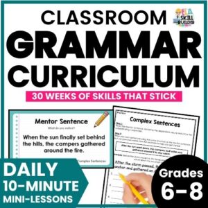 Middle School Grammar Curriculum