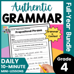 fourth grade grammar curriculum