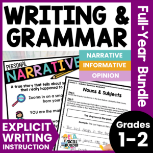 Grade 1-2 Writing & Grammar Curriculum
