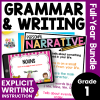 First Grade Grammar and Writing Curriculum - ELA Skill Builder