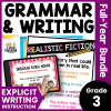 Third Grade Grammar and Writing Curriculum - ELA Skill Builder