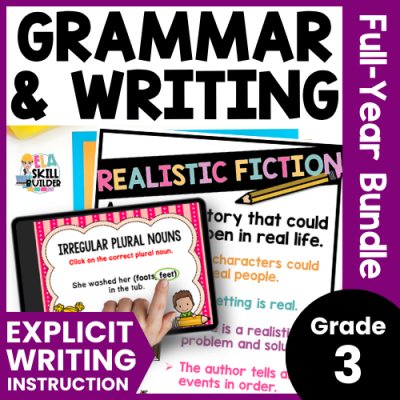 3rd Grade Grammar & Writing Curriculum