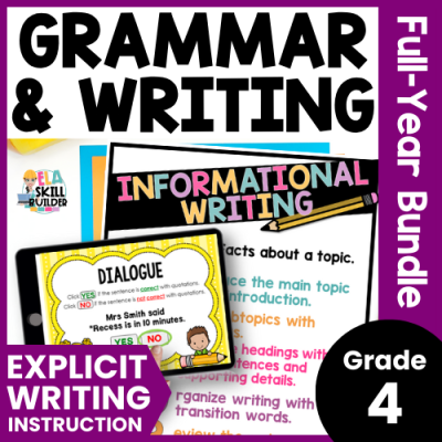 4th Grade Grammar & Writing Curriculum