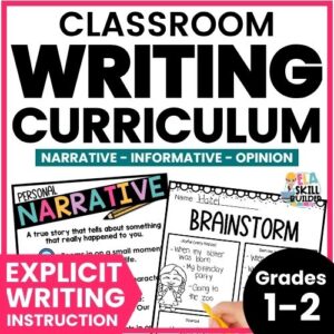 Grades 1-2 Writing Curriculum for Classroom