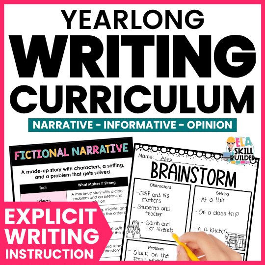 Yearlong Writing Curriculum