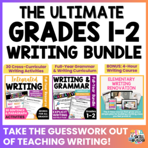 grade 1-2 writing bundle