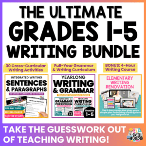 Ultimate Grades 1-5 Writing Bundle