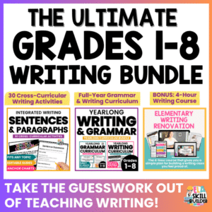 Ultimate Grades 1-8 Writing Bundle
