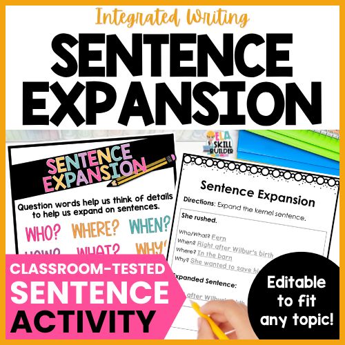 Sentence Expansion Activity