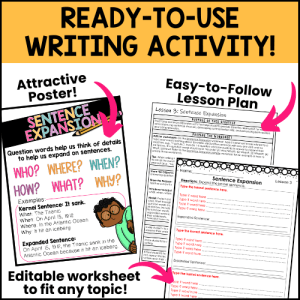 Sentence Expansion Activity