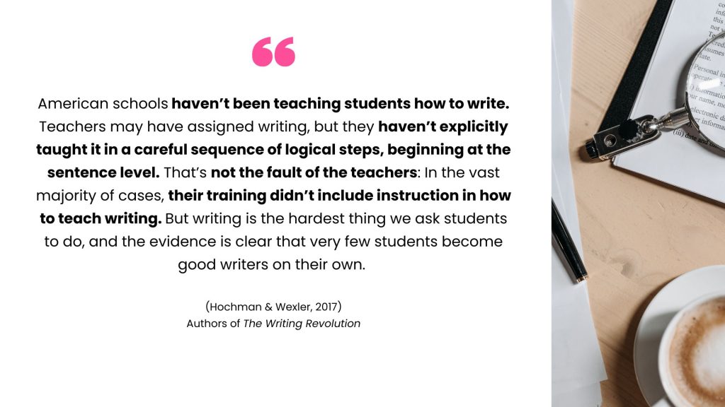 Fixing the Writing Epidemic: A Simple Solution for Busy Teachers 2