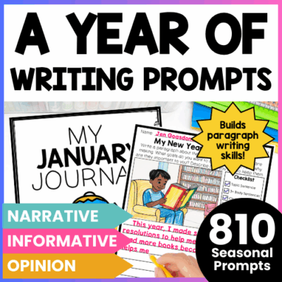 A year of writing prompts