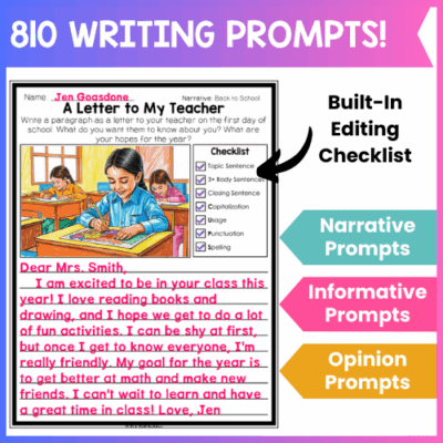 A year of writing prompts