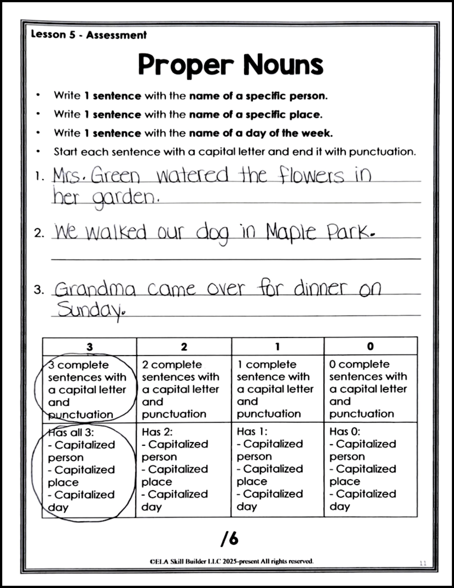Grade 2 Homeschool Grammar Curriculum Workbook 9 Second Grade Homeschool Grammar Curriculum Sample