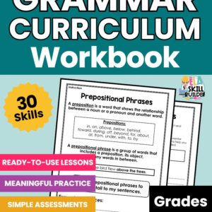 Homeschool Grammar Curriculum for 3rd 4th and 5th Grade