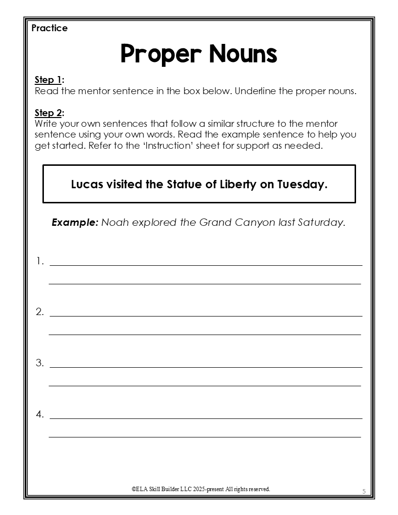 Grade 2 Homeschool Grammar Curriculum Workbook 6 Second Grade Homeschool Grammar Curriculum Sample