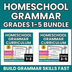 Homeschool Grammar Curriculum for Grades 1-5
