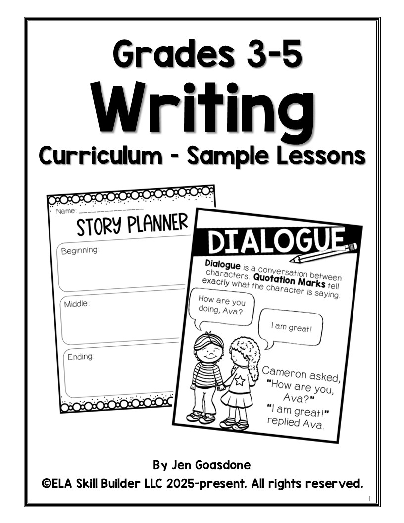 Homeschool Writing and Grammar Curriculum for Grades 3-5 2 Homeschool Writing and Grammar Curriculum for Grades 3-5 - Image 2