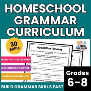 6th 7th 8th homeschool grammar curriculum