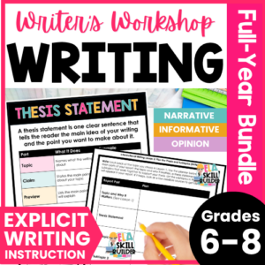 dle School Writing Curriculum