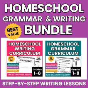 Homeschool Grammar & Writing Curriculum for Grades 1-8